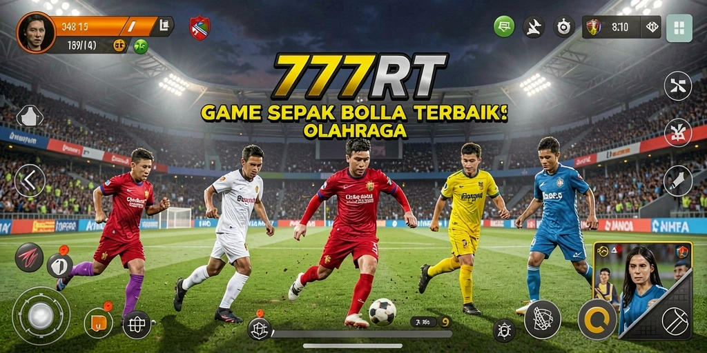 Gameplay 777RT yang menegangkan dan mendebarkan dalam pertandingan sepak bola.