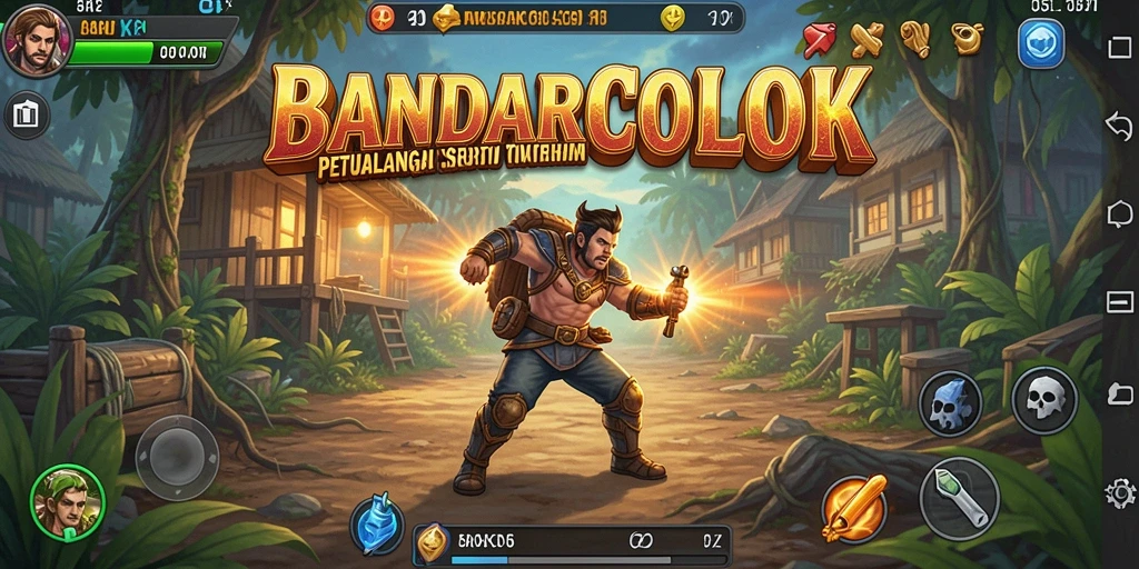 Gameplay petualangan seru di BANDARCOLOK dengan karakter menarik.