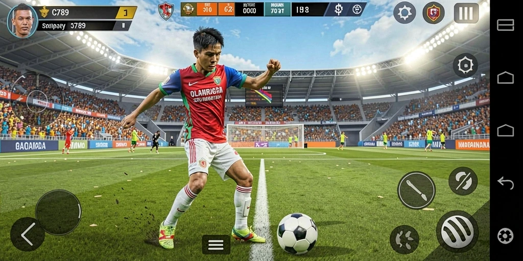 Tampilan utama gameplay C789 yang menegangkan dan penuh aksi