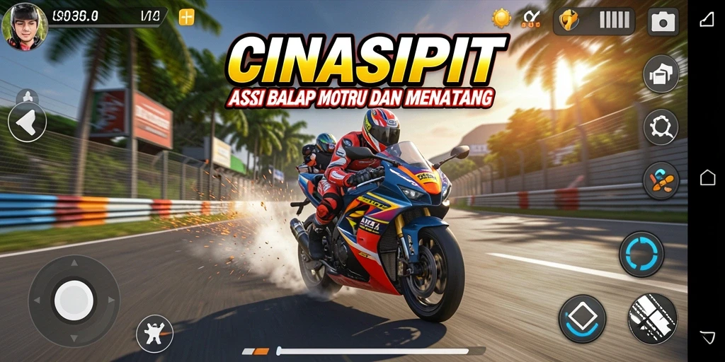 Tampilan gameplay seru dan mendebarkan di CINASIPIT.