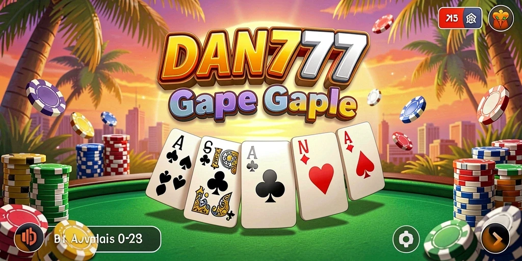 Tampilan gameplay Gaple yang menarik dan interaktif di DAN777.