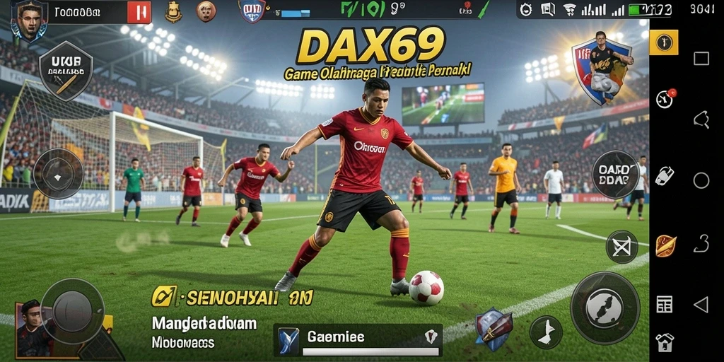 Tampilan gameplay DAX69 yang menegangkan dan seru.