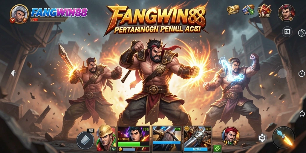 Gameplay menegangkan di arena pertarungan FANGWIN88.