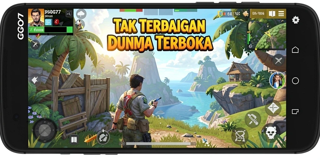 Tampilan luar biasa dari dunia terbuka GOGO77 saat dimainkan.