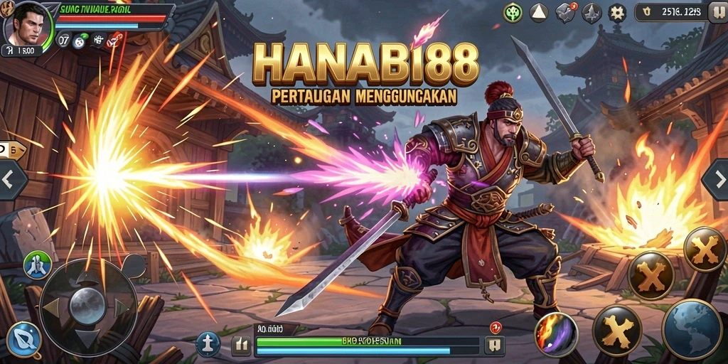 Tampilan menarik dari gameplay <strong>HANABI88</strong> yang menggambarkan pertarungan seru.