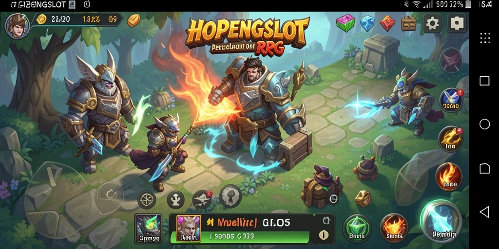 Gameplay HOPENGSLOT yang mendebarkan dalam petualangan RPG.