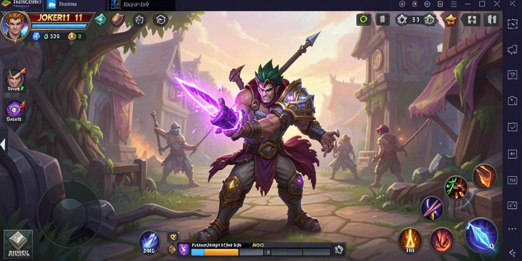 Tampilan gameplay mendebarkan JOKER11 dalam pertarungan epik.