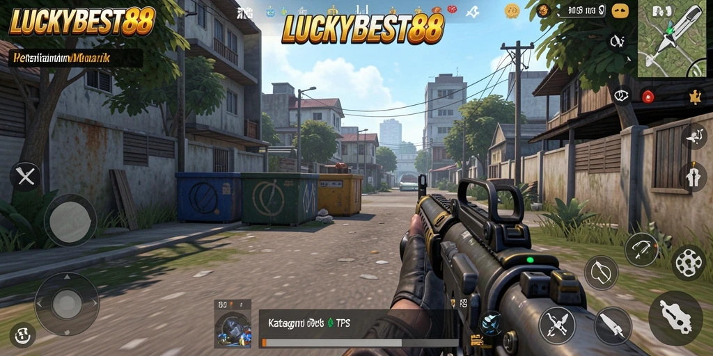 Tampilan gameplay seru di LUCKYBEST88 dengan aksi yang intens.