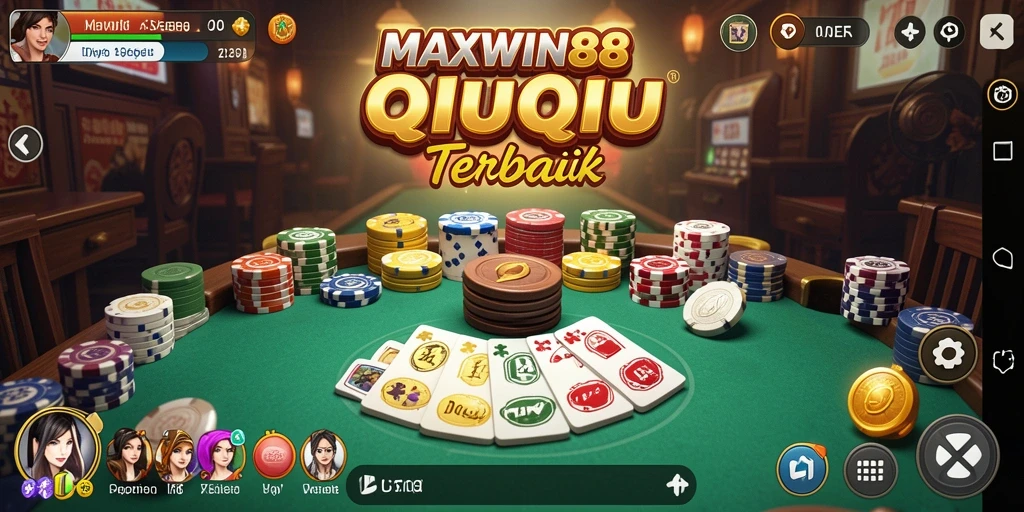 Gameplay seru dalam aplikasi QiuQiu MAXWIN88.