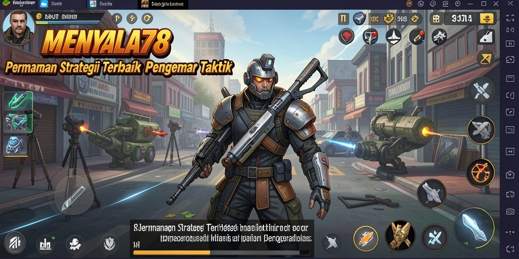 Tampilan menarik gameplay MENYALA78 dengan pertempuran strategis.