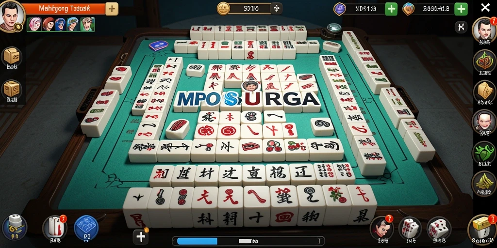 Tampilan gameplay menarik dari aplikasi Mahjong MPOSURGA.