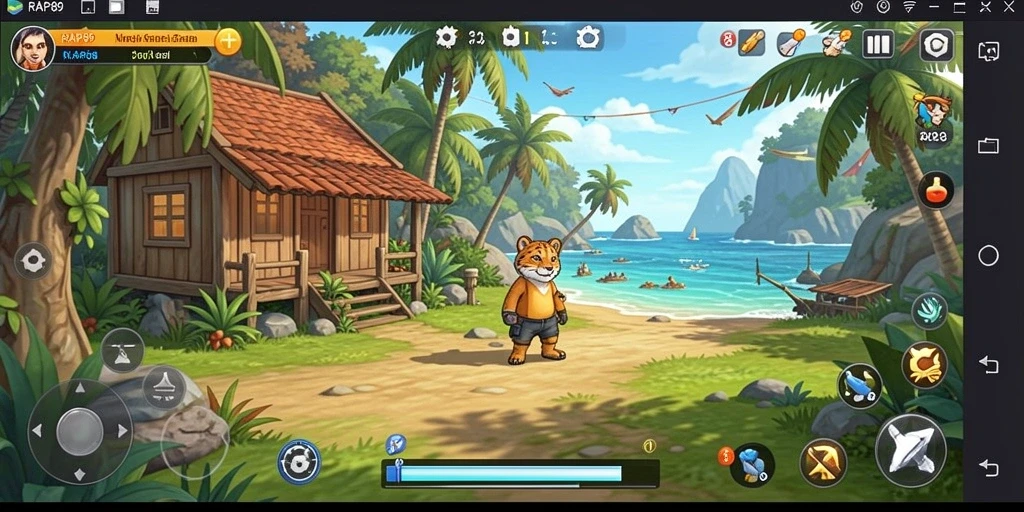 Screenshot menunjukkan tampilan menarik dari gameplay RAP89 yang menghibur.