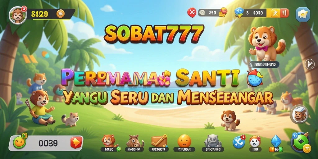 Tampilan gameplay SOBAT777 yang seru dan penuh warna.