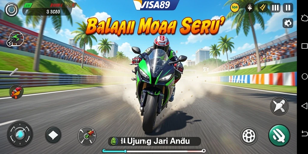 Tampilan gameplay <strong>VISA89</strong> yang mendebarkan dan penuh aksi.
